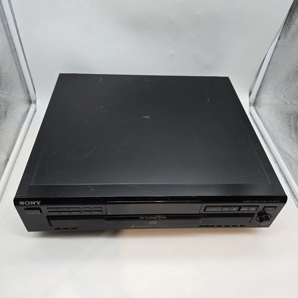 Sony CDP-CE335 5 Disc CD Changer Player Carousel | NO Remote TESTED